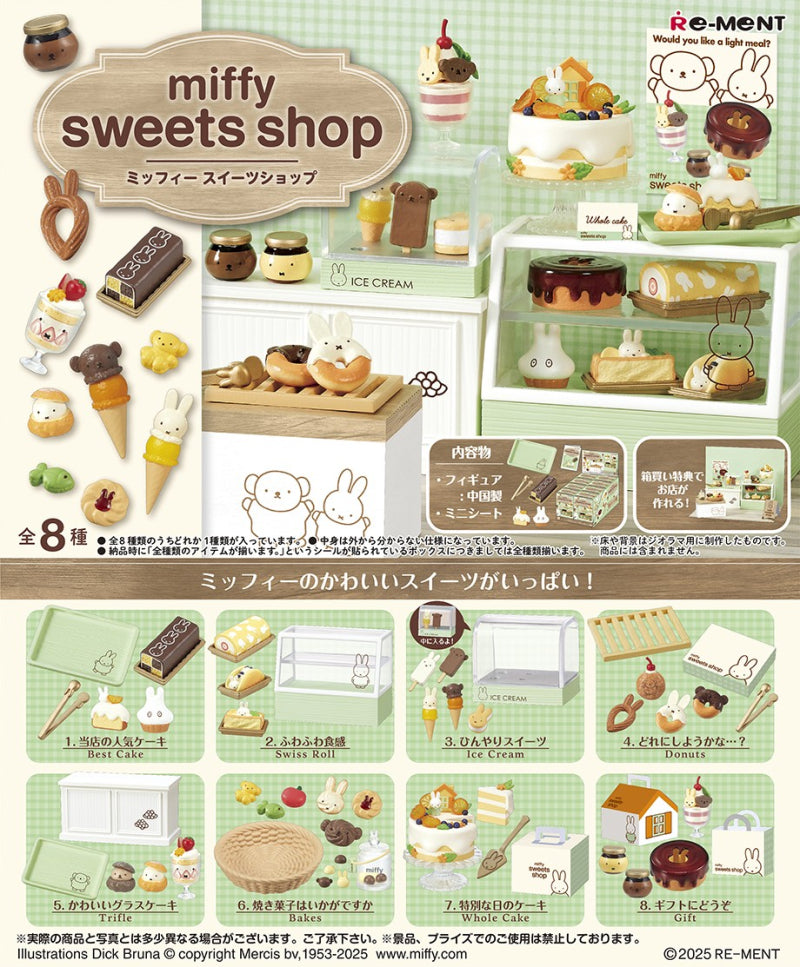 Re-Ment miffy Sweets Shop