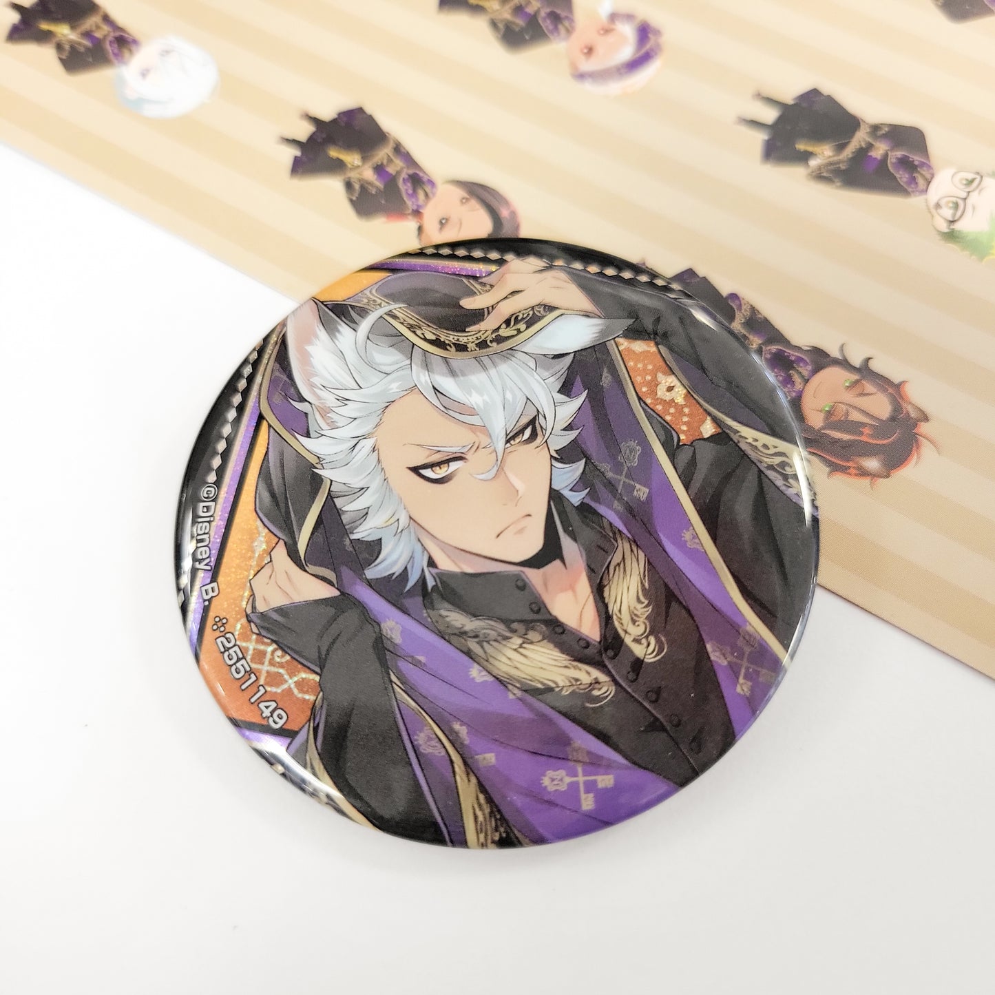 Twisted Wonderland Button Pin - Jack Howl -