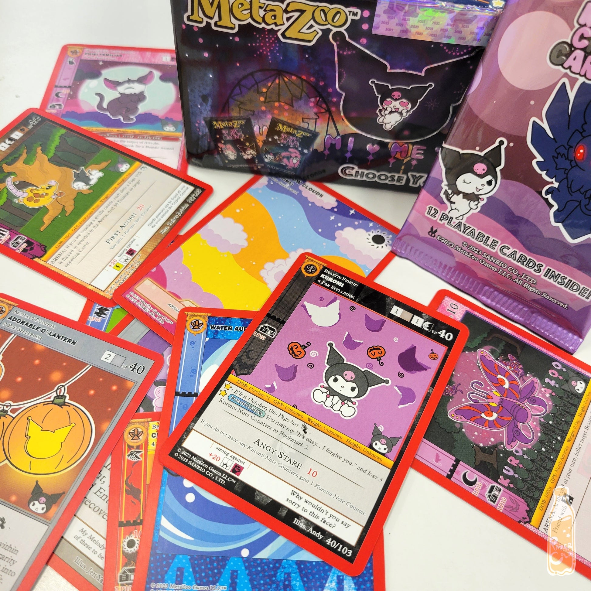 metazoo hello kitty booster box TCG MetaZoo - Kuromi's Cryptid Carnival (Hello Kitty) Booster Packs - 3 Packs