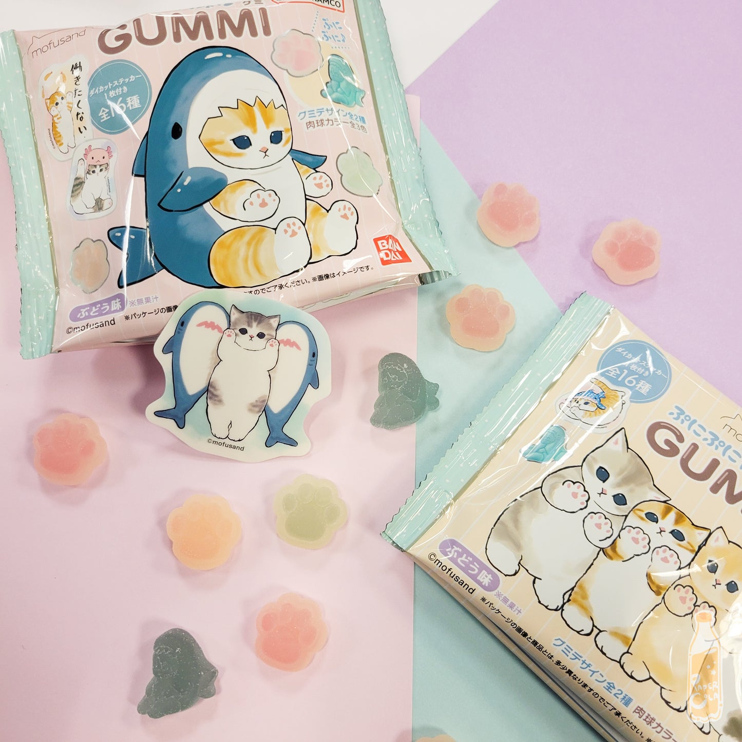 mofusand GUMMI Candy & Sticker