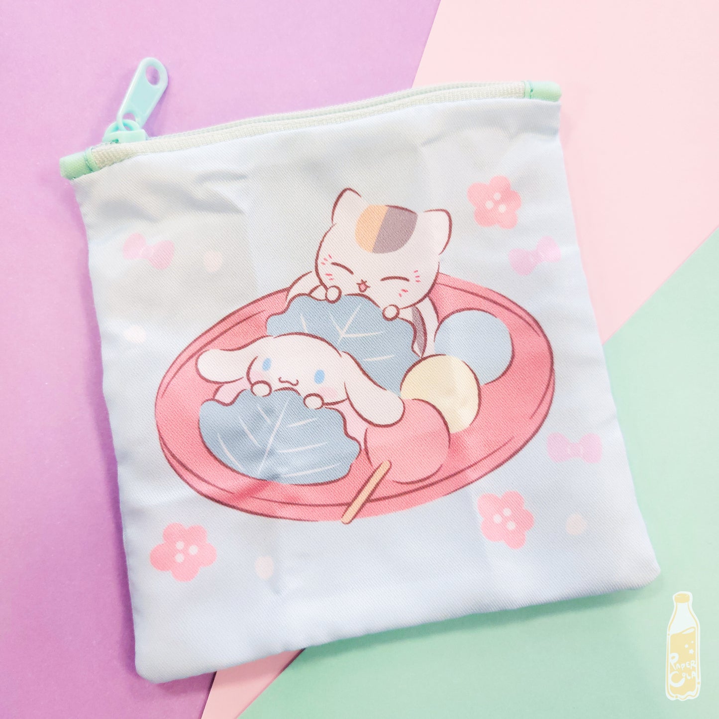 Natsume Yuujinchou x Sanrio Characters Zip Pouch