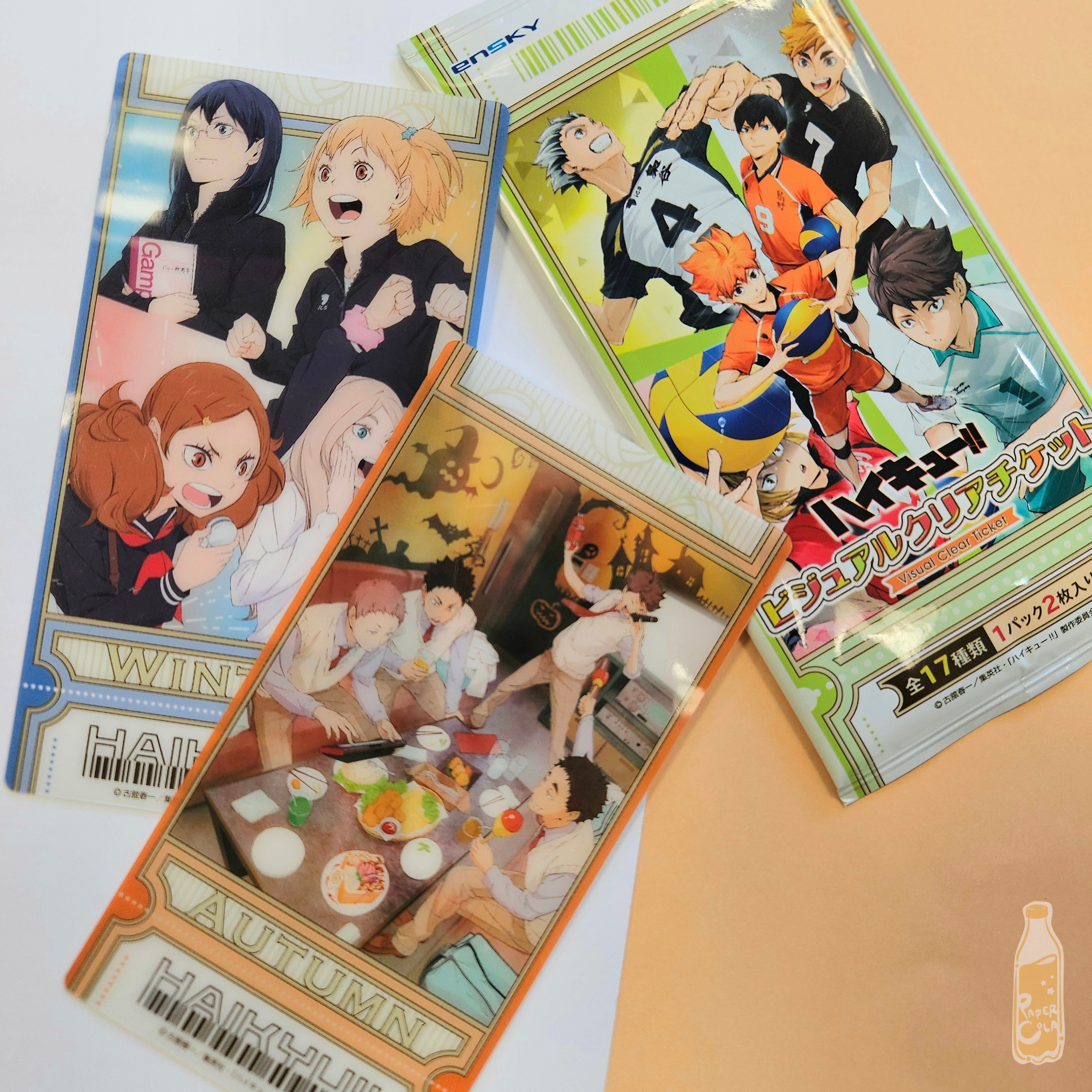 Haikyuu Raffle Ticket Haikyuu!! Visual Clear Ticket Anime Japan ENSKY – Paper Cola