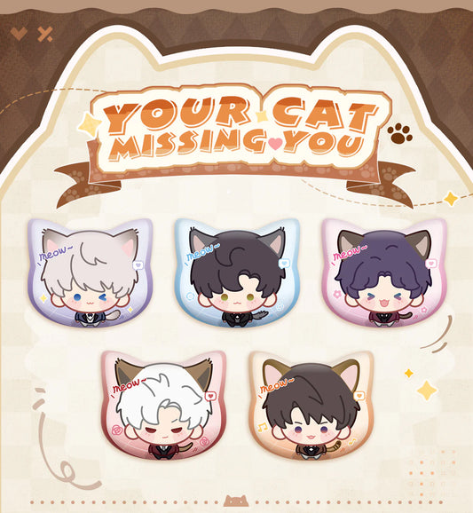 Love and Deespace "Your Cat Misses You" Chibi Badge