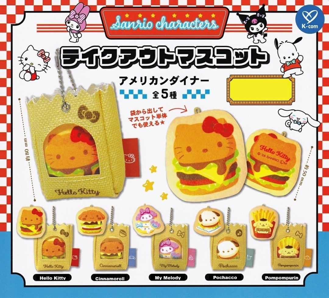 Sanrio Characters Takeout Mascot American Diner