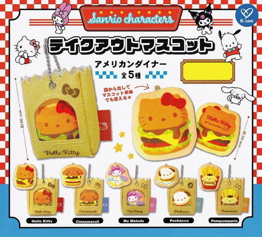 Sanrio Characters Takeout Mascot American Diner