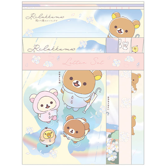 Rainy Days, Sunny Days with Rilakkuma Letter Set