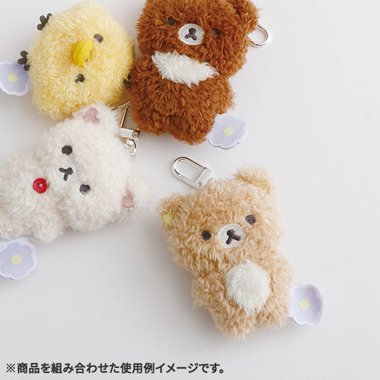 BASIC RILAKKUMA Flower Mascot Plush Keychain