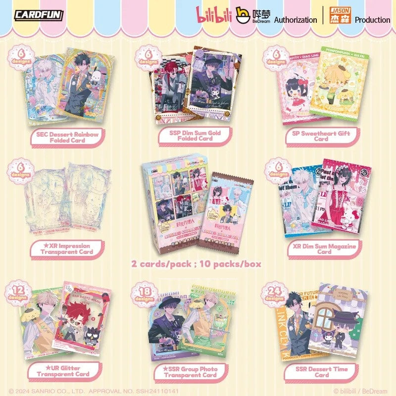Link Click x Sanrio Characters Dessert Time Series Card Pack