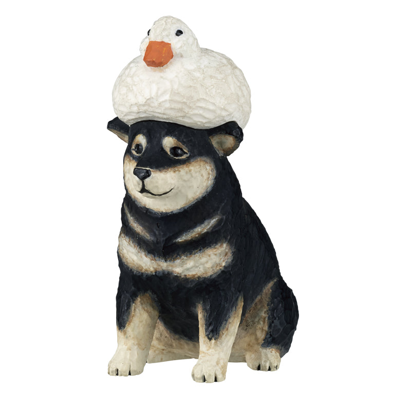 Akane Wood Carvings: Duck and Dog
