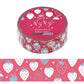 WORLD CRAFT Kira Kira Washi Tape - Strawberry