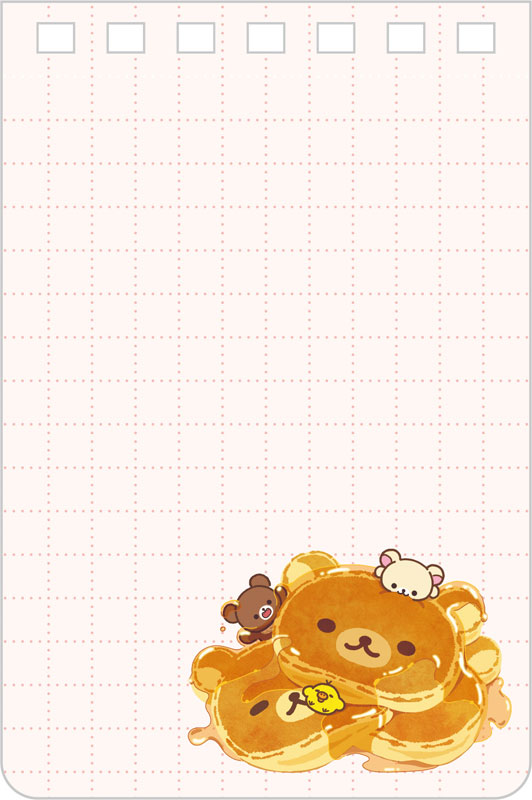 Rilakkuma "stay with me" Spiral Memo