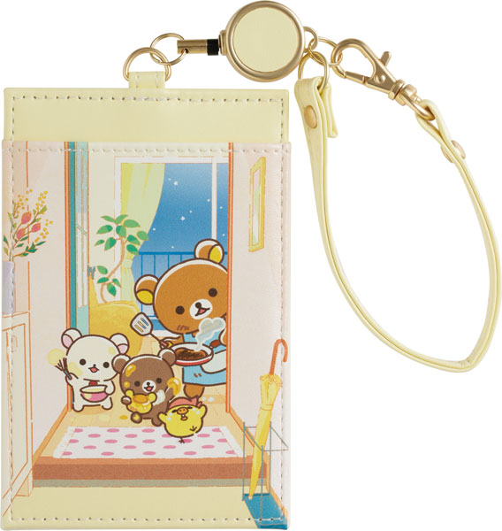 Rilakkuma "stay with me" Pass Case with Reel