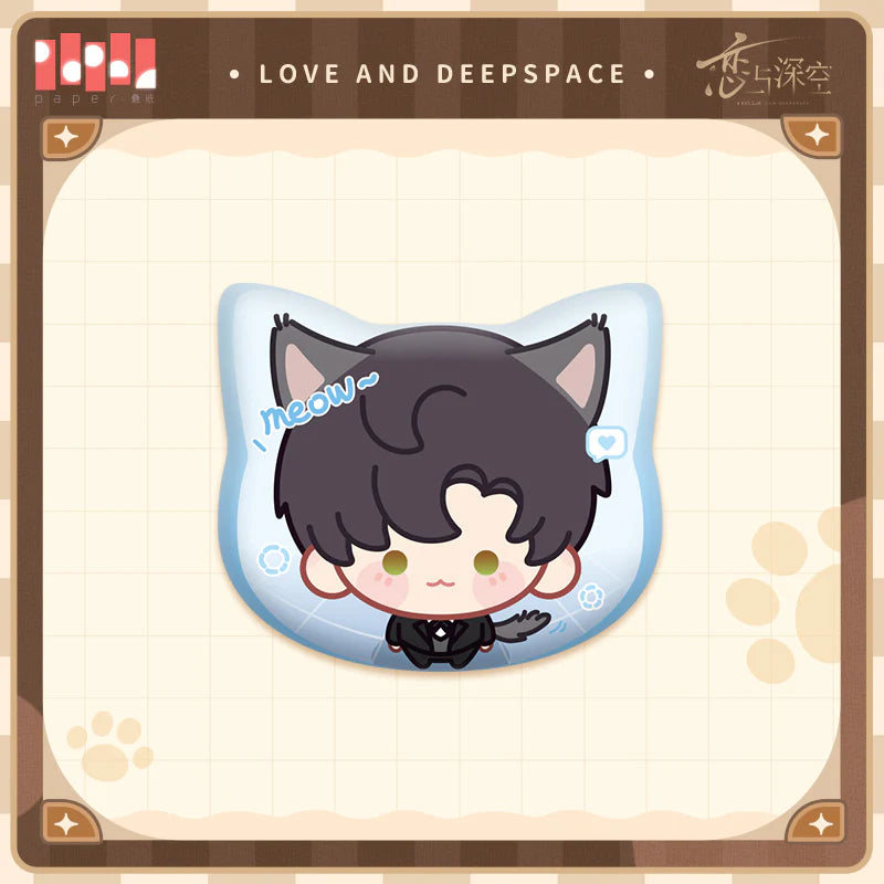 Love and Deespace "Your Cat Misses You" Chibi Badge