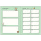 2026 Monthly A5 Planner (Index) (BASIC RILAKKUMA FLOWER)