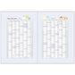 2026 Monthly A5 Planner (Index) (Sumikkogurashi Colorful Check)