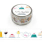 WORLD CRAFT Kira Kira CLEAR Tape - Jelly Sweets