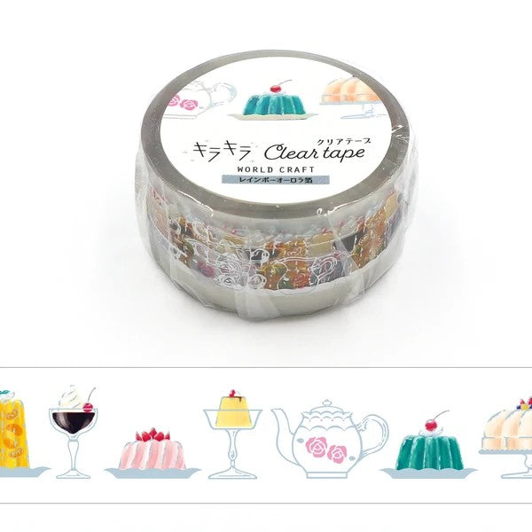 WORLD CRAFT Kira Kira CLEAR Tape - Jelly Sweets