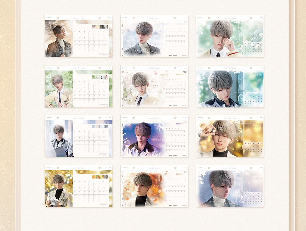 Love and Deepspace Commemorative 2026 Desk Calendar