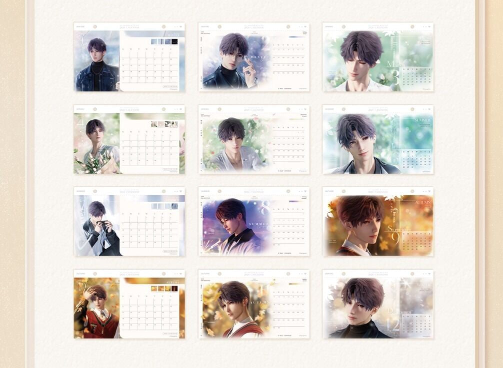 Love and Deepspace Commemorative 2026 Desk Calendar