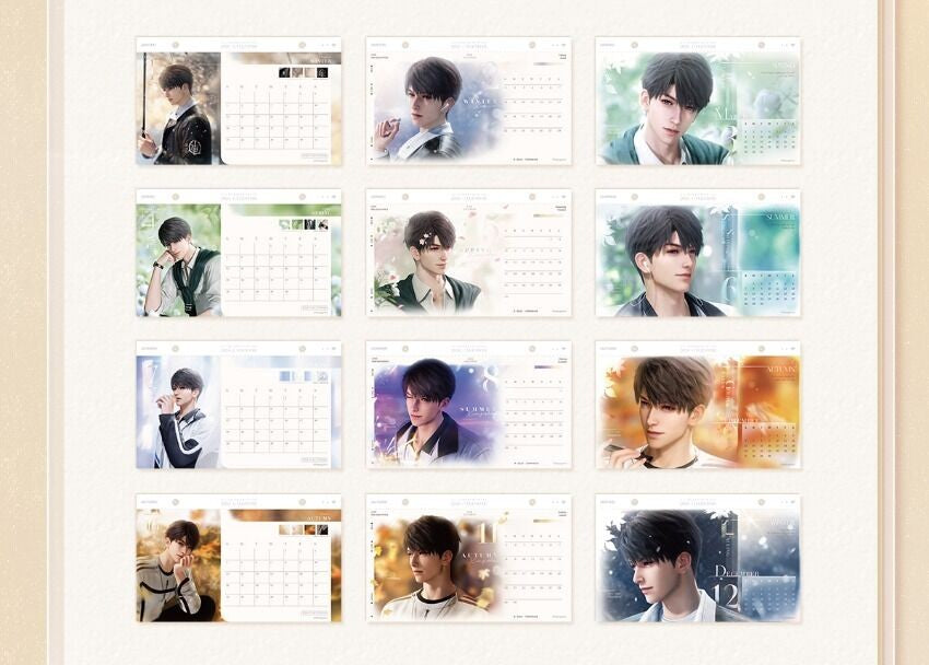 Love and Deepspace Commemorative 2026 Desk Calendar