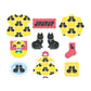 Charmy Pattern Sticker Flakes