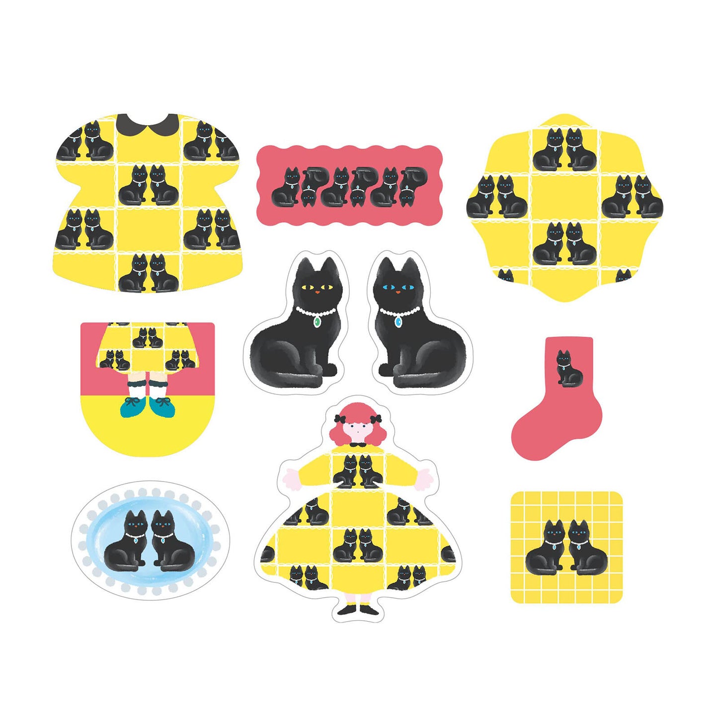 Charmy Pattern Sticker Flakes