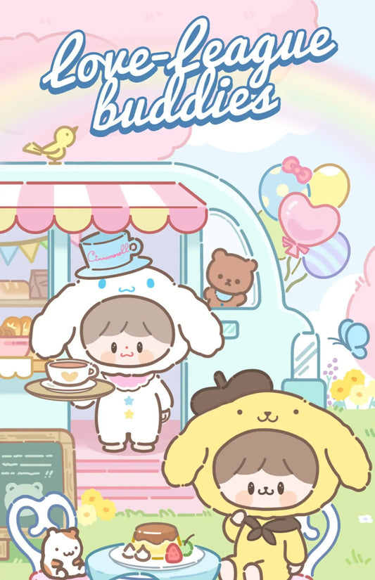 Sanrio Characters X zZoton Love-League Buddies Series Plush Keychain Blind Box