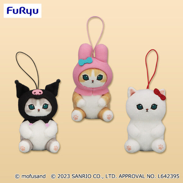 mofusand x Sanrio Characters Mascot Plush