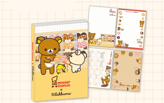 Rilakkuma x Mister Donut Memo Pad