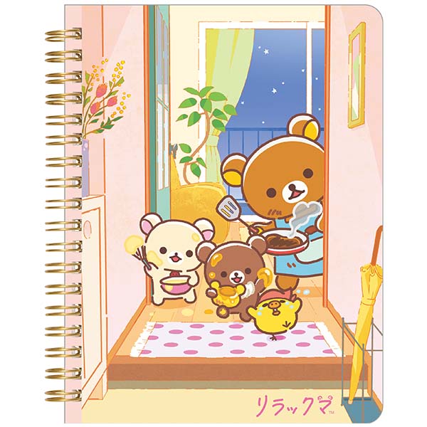 Rilakkuma "stay with me" B6 Spiral Notebook