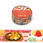 WORLD CRAFT Kira Kira Washi Tape - Restaurant