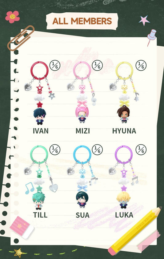 ALIEN STAGE AAHS High School Series - Star Rice Grain Pendant Keychain Blind Box