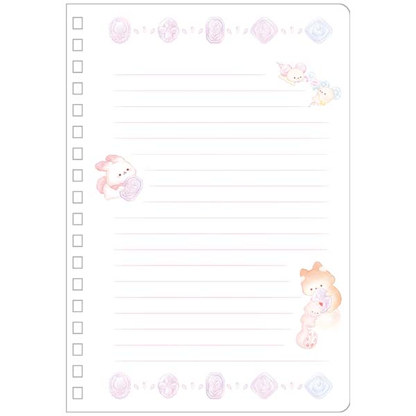 Sugarcocomuu B6 Spiral Notebook (Lolli and Pop's Candy Day)