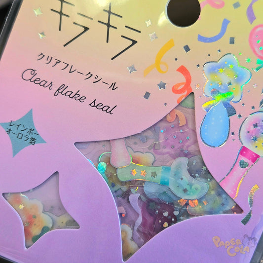 Clear Flake Seal - Party Time