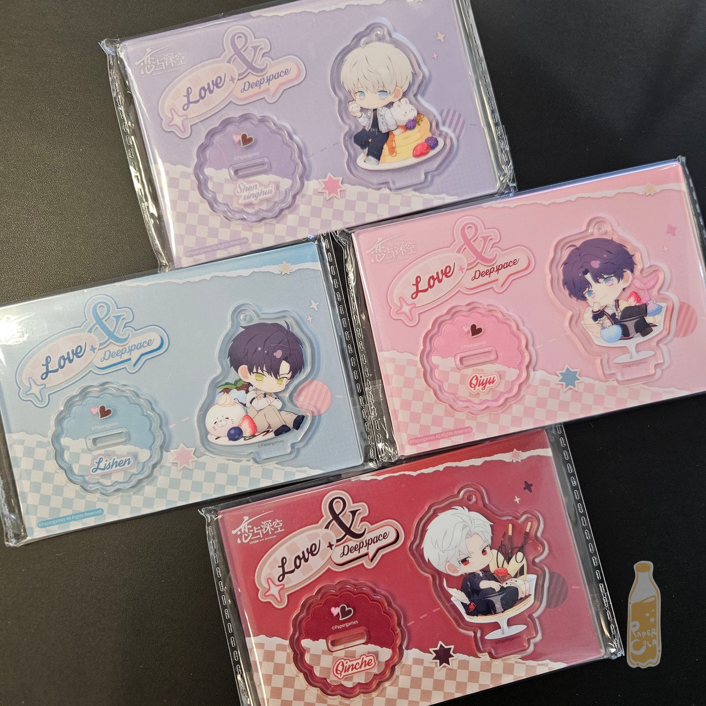 Love and Deepspace Heart Whispers Chibi Stand Keychain