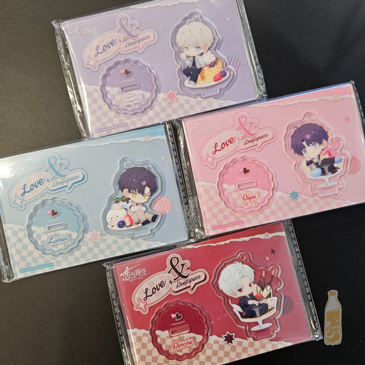 Love and Deepspace Heart Whispers Chibi Stand Keychain