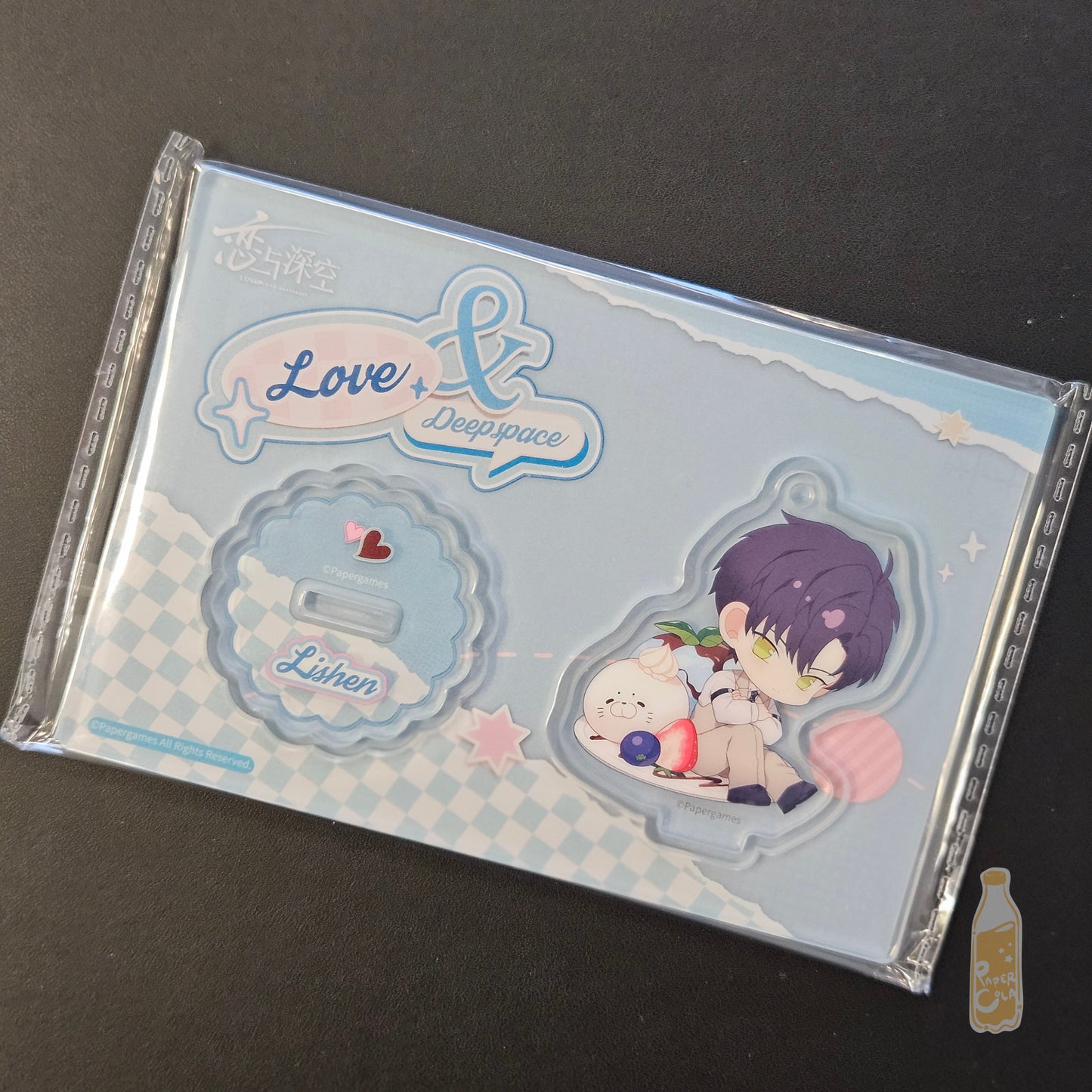 Love and Deepspace Heart Whispers Chibi Stand Keychain