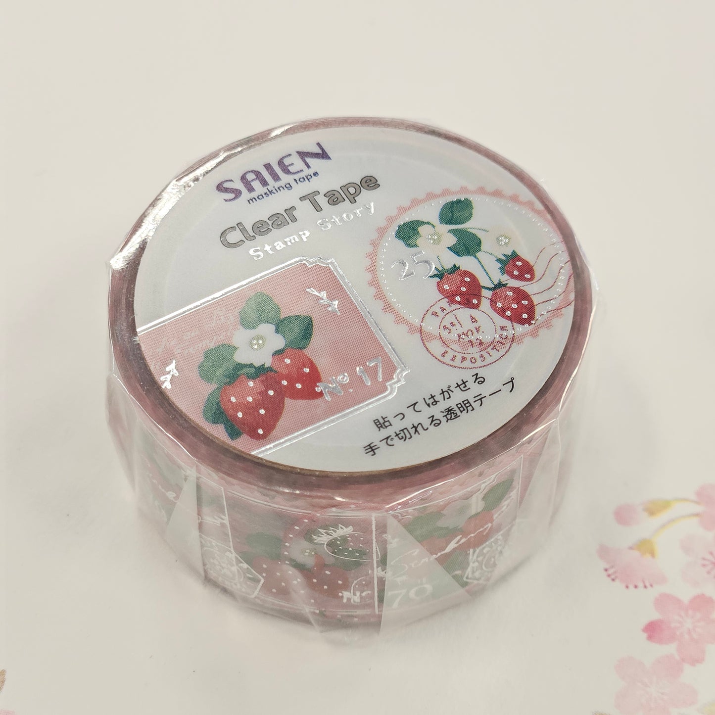 CLEAR Tape - Strawberry