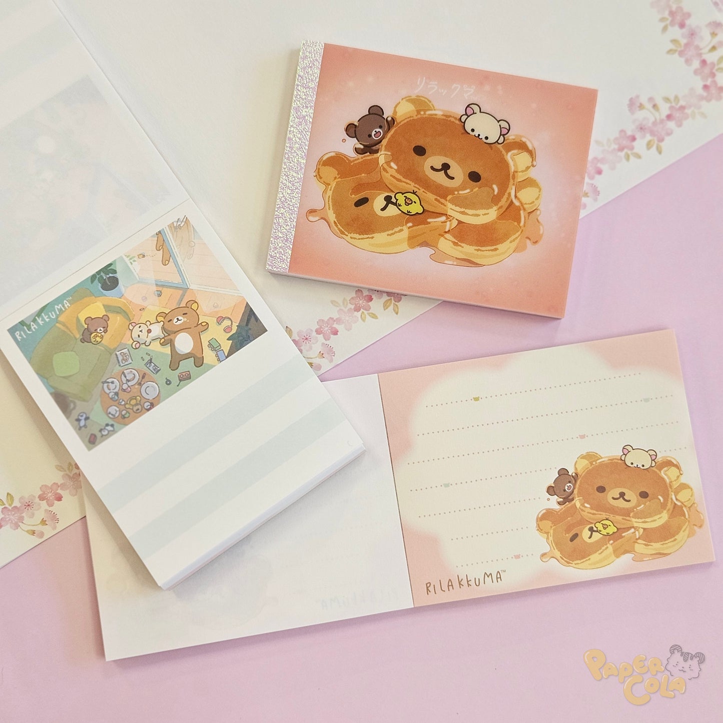 Rilakkuma "stay with me" Mini Memo Pad