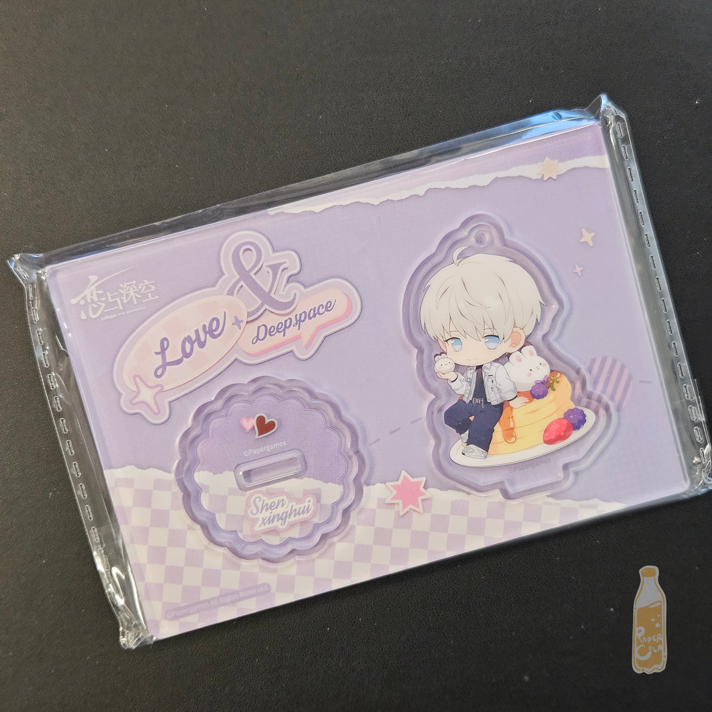 Love and Deepspace Heart Whispers Chibi Stand Keychain – Paper Cola