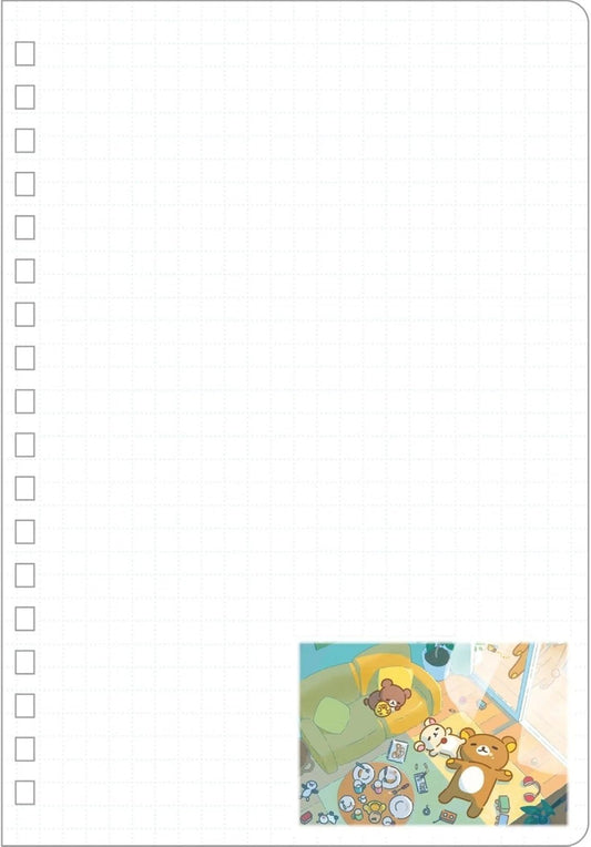 Rilakkuma "stay with me" B6 Spiral Notebook
