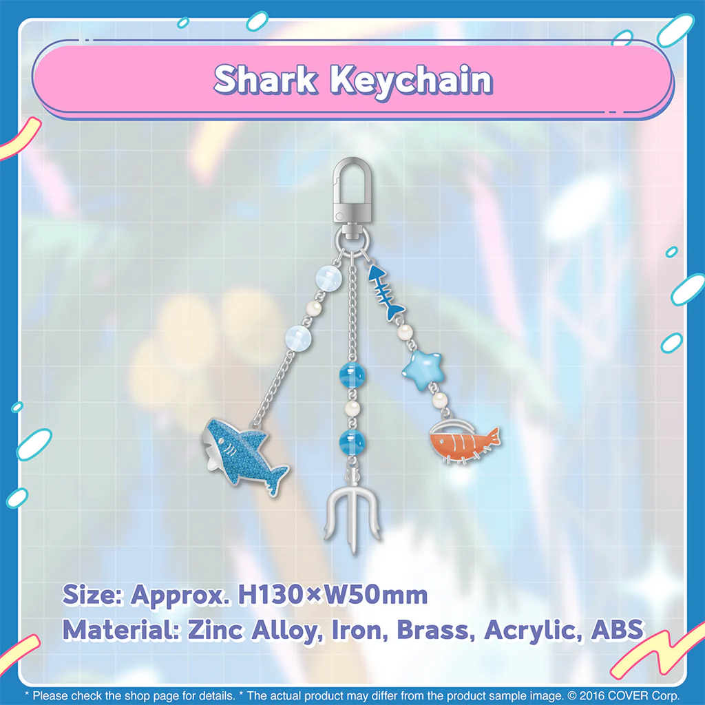Gawr Gura Birthday Celebration 2024 Sharky Keychain