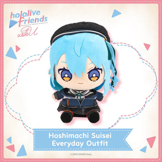 hololive Friends with U Plush Hoshimachi Suisei (Everyday Outfit)