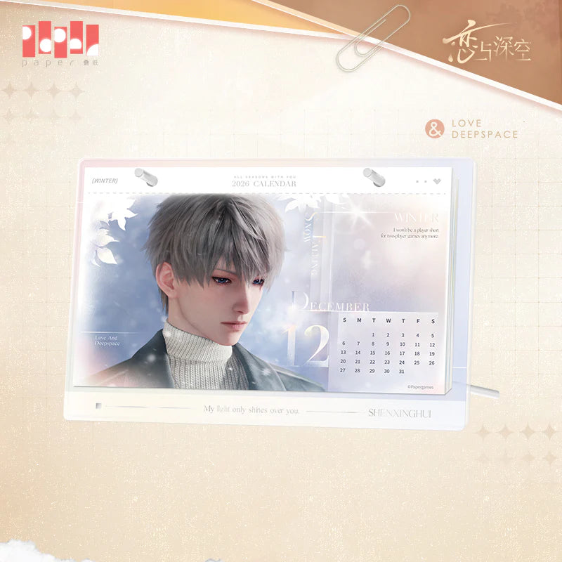 Love and Deepspace Commemorative 2026 Desk Calendar