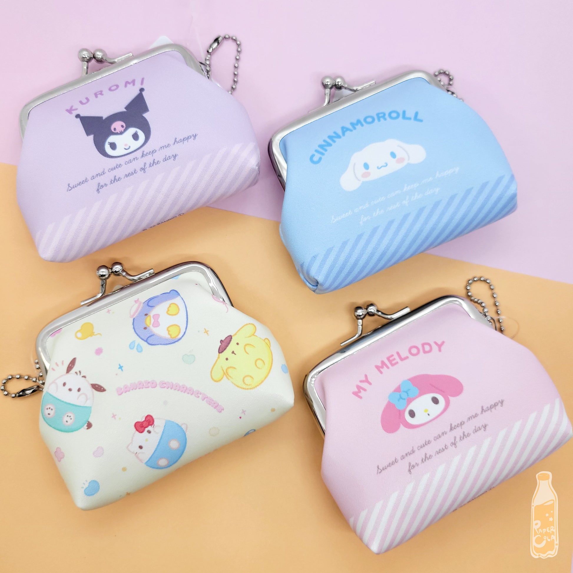 Hello Kitty Kawaii Coin Purses Sanrio Card Holders Melody Kids Purses and Handbags  Little Twin Stars Wholesale Purses Mini Purse - Realistic Reborn Dolls for  Sale
