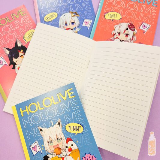 hololive x Lawson Small Notebook Set