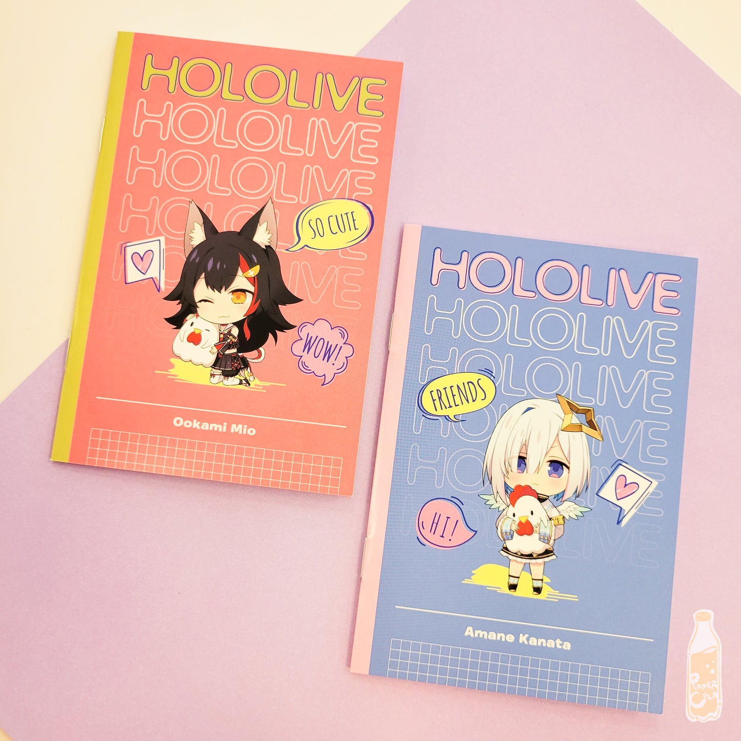 hololive x Lawson Small Notebook Set