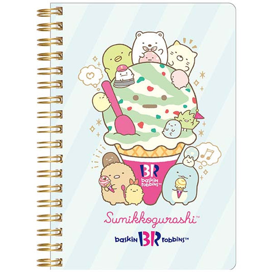 Sumikkogurashi x Baskin-Robbins B6 Spiral Notebook B